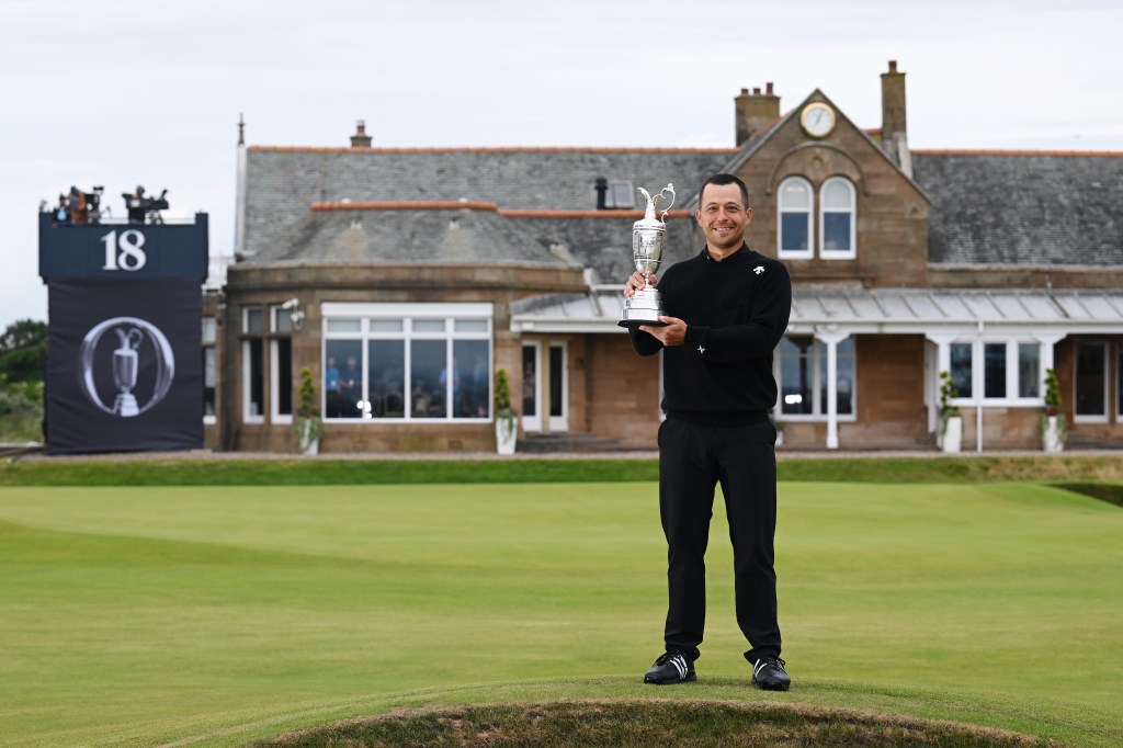 Xander Schauffele crowned Champion Golfer of Year after winning the 152nd Open at Royal&nbsp;Troon